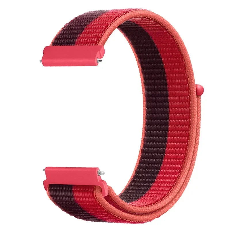 20mm 22mm Nylon Loop Strap For Garmin Forerunner 55 165 265 965 255 Active 5/Vivomove Trend/Vivoactive 5/Venu 3/2 Bracelet Belt