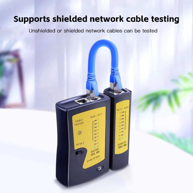 UTP STP Shielded Network Ethernet Cable Tester Comprehensive Telephone Line Connectivity Check Tool for IT Networking