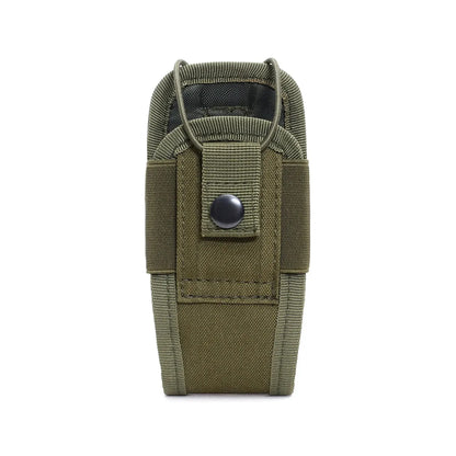 Tactical Molle Radio Pouch 1000D Nylon WalkieTalkie Holster Outdoor Portable Carry Bag Hunting Camping Hiking Durable Utility