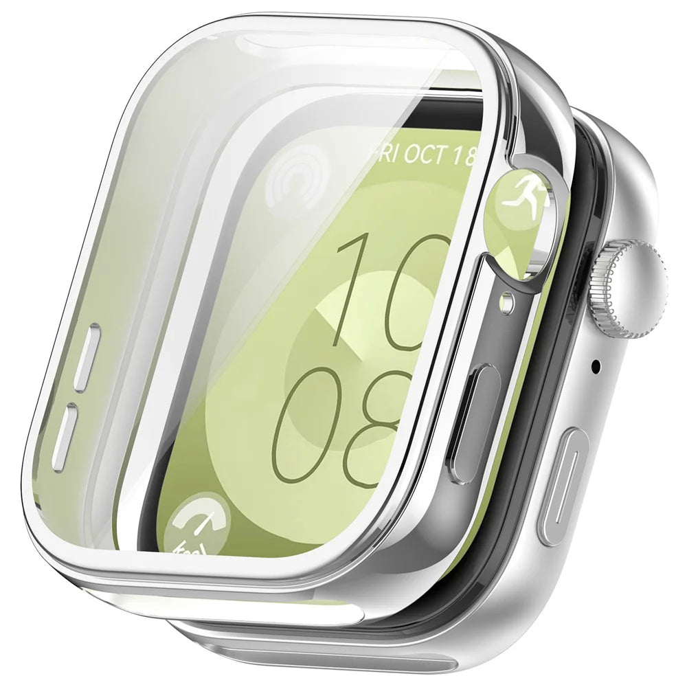 TPU Protection Case Shockproof Cover For Huawei Watch Fit 3 Transparent Case For Huawei Fit3 Smartwatch Shell Frame Accessories