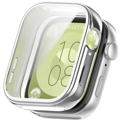 TPU Protection Case Shockproof Cover For Huawei Watch Fit 3 Transparent Case For Huawei Fit3 Smartwatch Shell Frame Accessories