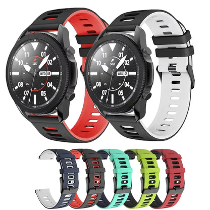 20mm 22mm Strap For Samsung galaxy watch 7 6 5 4 5 pro 44mm/40mm Silicone bracelet Huawei Watch gt 2/3/4/2e Amazfit bip strap