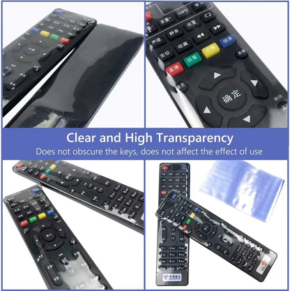 1/5/10/20Pcs Transparent Shrink Film Bag Anti-Dust Protective Case Cover for Tv Air Conditioner Remote Control Shrink Plastic