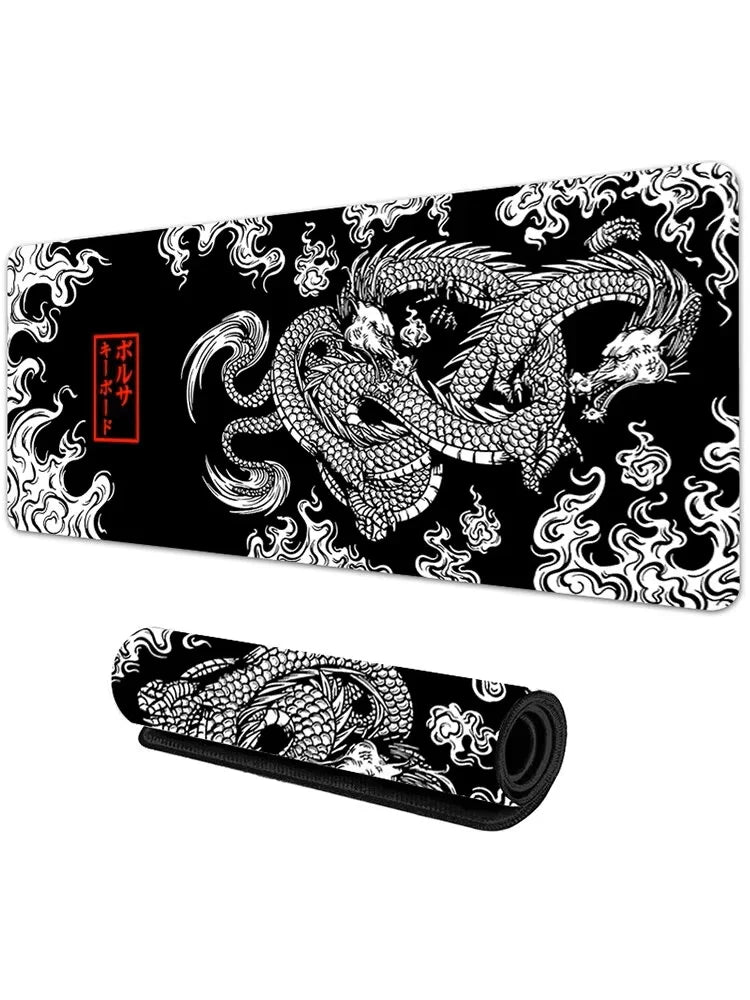2026 New Hot Sale Japanese Dragon  Gaming Mousepad Speed Desk Mat Anime Theme Keyboard Gamer Mouse Pad for Esports