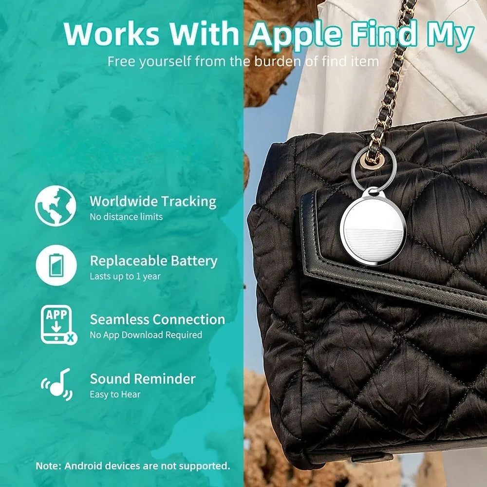 Bluetooth GPS Tracker Anti-lost Alarm Device Tracking Smart Finder Locator For Key/Luggage/Dog/Pet/Kids/Bag/Wallet Smart Finder