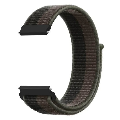 20mm 22mm Nylon Loop Strap For Garmin Forerunner 55 165 265 965 255 Active 5/Vivomove Trend/Vivoactive 5/Venu 3/2 Bracelet Belt