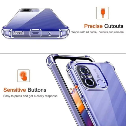1.5MM Thick Air-Bag Clear Case For Xiaomi Redmi 10C 10A 9A 9C 12c Redmi Note 10 10S 11 11s 12s 12 Pro 5G A1 A2 Plus Cover Cases