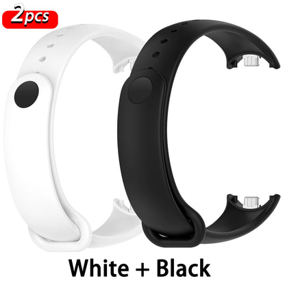 Silicone Strap for Xiaomi Mi Band 10 9 8 Strap NFC Sport Rubber Bracelet pulseira Correas Xiaomi Smart Band 10 9 8 Accessories