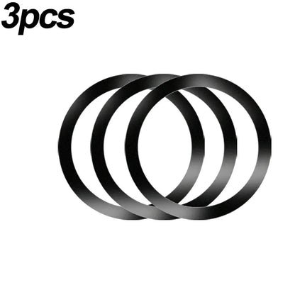 2024 Stainless Steel Universal Magnetic Metal Plate Ring For Magsafe Wireless Charger Iron Sheet Sticker Magnet Car Phone Holder