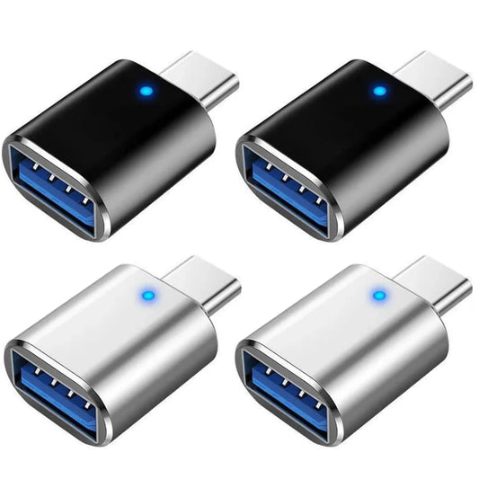 1/2/4pcs NEW USB 3.0 OTG Adapter, Type-c to USB 3.0 OTG Adapter for Android Phone USB Disk Car U Disk Reader