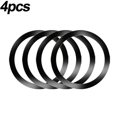 2024 Stainless Steel Universal Magnetic Metal Plate Ring For Magsafe Wireless Charger Iron Sheet Sticker Magnet Car Phone Holder