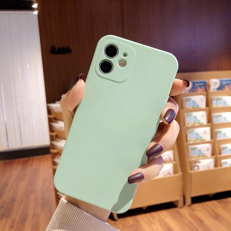 New Camera Protection Silicone Phone Case For iPhone 11 12 13 Pro Max 6 6s 7 8 Plus XR X XS MAX SE 2020 Mini Case Cover Cases