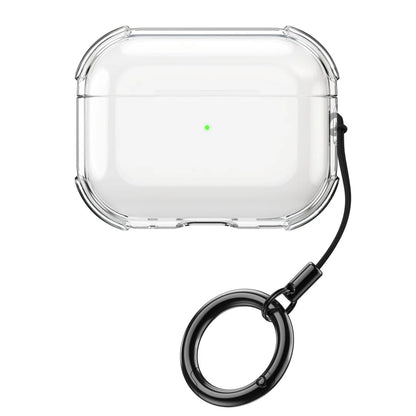 Clear Case For AirPods Pro 3 with Lanyard Keychain & Cleaning Kit Soft TPU Shockproof Protective Case Cover For AirPods Pro 3