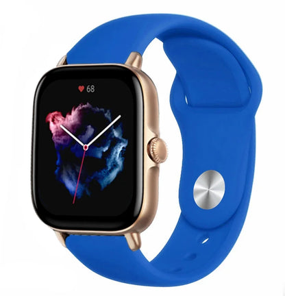 20mm 22mm watch Strap For Amazfit gts/4/3/2/gts2/4 Mini/Gtr4/3/2/2e/47mm Smartwatch Silicone Bracelet Watchabnd Amazfit gts Band