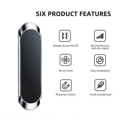 Universal Car Phone Holder Air Vent Mount GPS Bracket for iPhone Samsung in Car Simple Strip Shape Phone Stand Auto Accessories