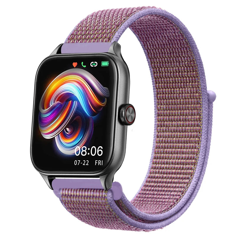 20mm 22mm Nylon Loop For Amazfit GTS4/2/3/3pro/2e/GTS2 Mini/GTR 4 42/47mm/GTR 2e/stratos bracelet for Amazfit bip/U/S/lite strap