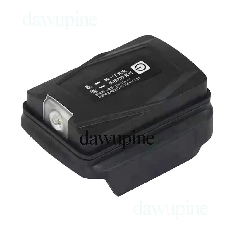 Li-ion Battery Case Adapter For Makita 18V Dual USB Ports Power Bank Phone Charger LED Working Light Converter Lamp Flashlight