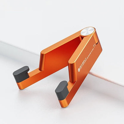 Universal Desk Mount Mini Size Aluminum Portable Folding Holder Bracket Mobile Phone Cradle Foldable Stand for Cellphone