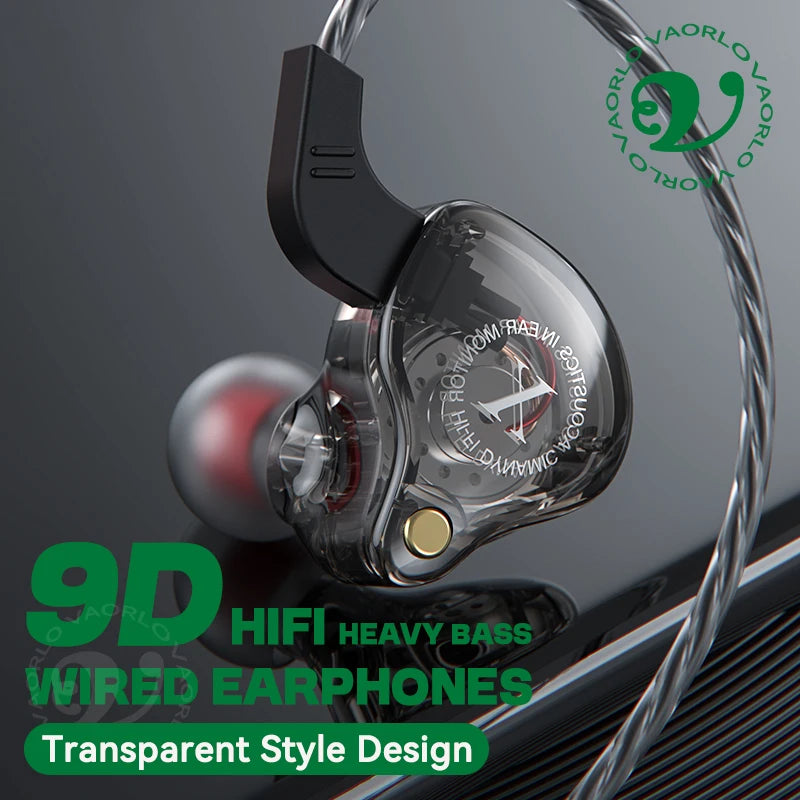 Mobile Wired Headphones Heavy Bass 3.5mm For Phone Earphones Stereo In Ear Headphones with Mic Earbuds Hifi Music Sport Headset