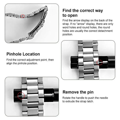 Watch Band Strap Link Pin Remover Repair Tool Pack of 3 Extra Pins Replacement Remover Spring Bar Set Watch Adjuster