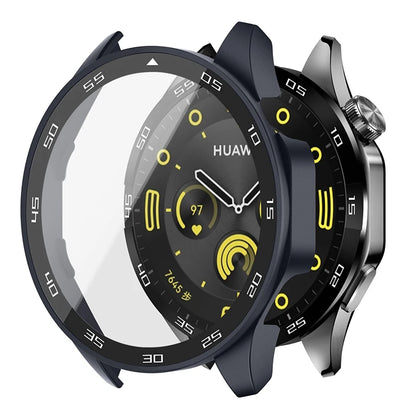 Tempered Glass+Case For Huawei Watch GT4 46mm Full Coverage Bumper Screen Protector Cover For Huawei Watch GT 4 41mm Accessories