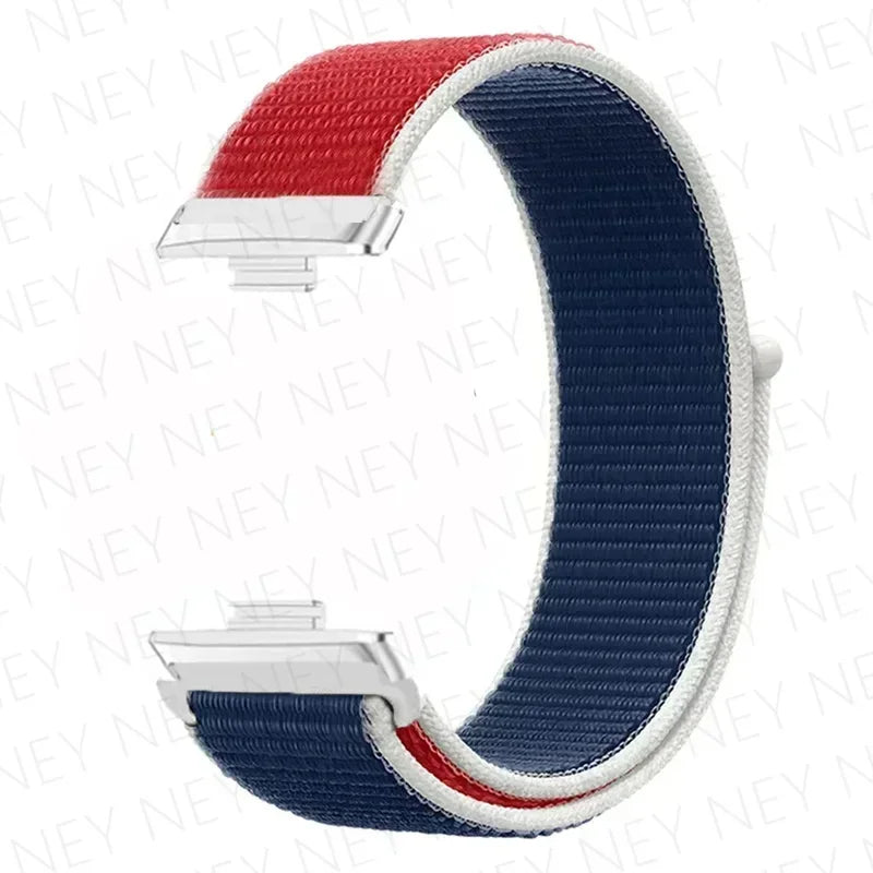 Nylon Strap For Huawei Watch Fit 3 4 Replacement Bracelet Nylon Loop Adjustable Band Soft Wristband Huawei Fit 4 Pro Accessories