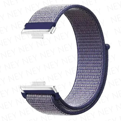Nylon Strap For Huawei Watch Fit 3 4 Replacement Bracelet Nylon Loop Adjustable Band Soft Wristband Huawei Fit 4 Pro Accessories