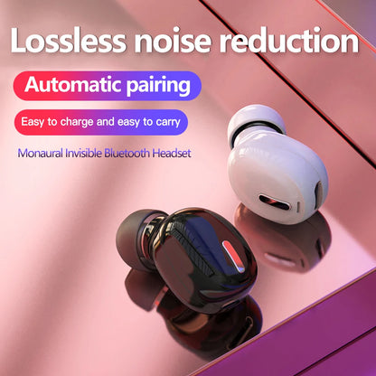 X9 Wireless Earphone Bluetooth-compatible 5.0 With Mic Single in-Ear Sports Headset For iPhone Samsung Stereo Sound Headphones