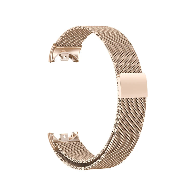 Metal strap For Xiaomi Mi Band 8 9 MIlan Wrist Metal Bracelet Screwless Stainless Steel for Mi Band 9 8Strap Wristbands Pulseira