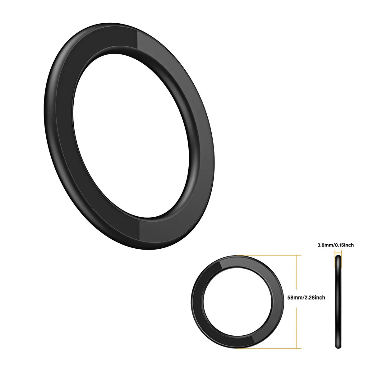 Magnetic Cell Phone Ring Holder Mobile Phone Bracket Removable Cell Phone Kickstand  for MagSafe iPhone 17 16 15 Samsung Xiaomi