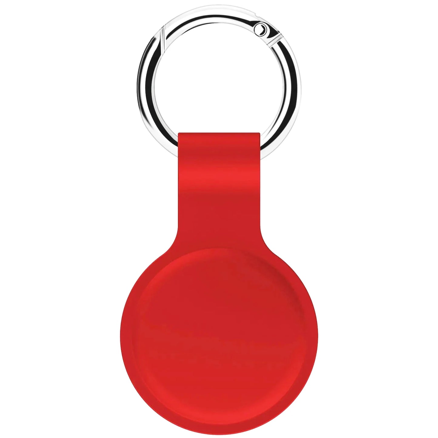 Mini Bluetooth Tag Liquid Silicone Protective Case Anti-Scratch Sleeve with Keychain for Apple AirTag