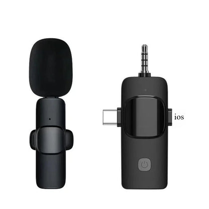 Mini Wireless Lavalier Microphone USB C Noise Cancellation Lapel Mic for iPhone 17/16/15 Video Recording Vlog
