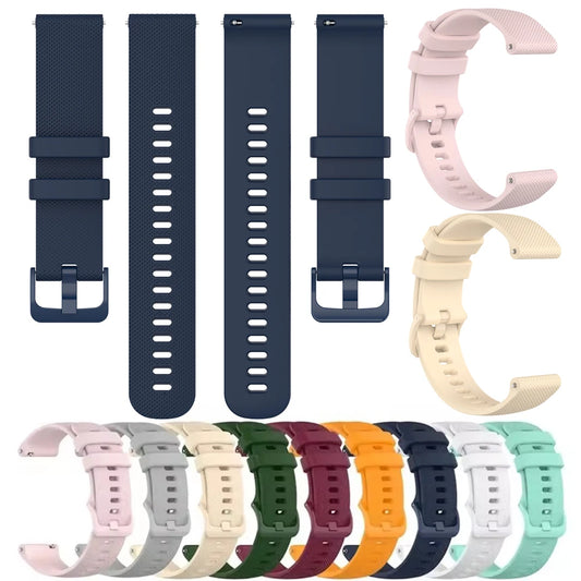 18mm 20mm 22mm Watch Strap For Garmin Venu Vivoactive 3 4S 4 Forerunner 245 245M Wristband For Huawei GT4 GT3 GT2 Band Correa