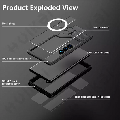Case For Galaxy S26 S25 S24 Ultra Plus Waterproof Shockproof IP68 Underwater Built Screen Protector Anti-Scratch 360 Cover