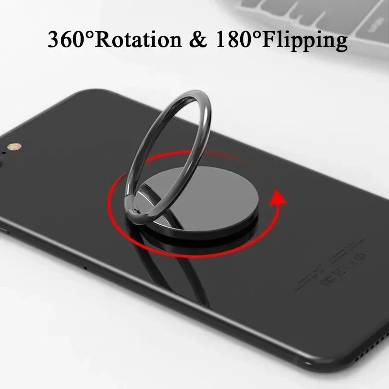 Mobile Phone Ring Holder 360 Degree Rotatable Finger Ring Stand Support Holder Smartphone Socket Bracket CellPhone Accessories