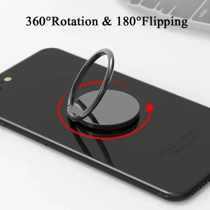 Mobile Phone Ring Holder 360 Degree Rotatable Finger Ring Stand Support Holder Smartphone Socket Bracket CellPhone Accessories