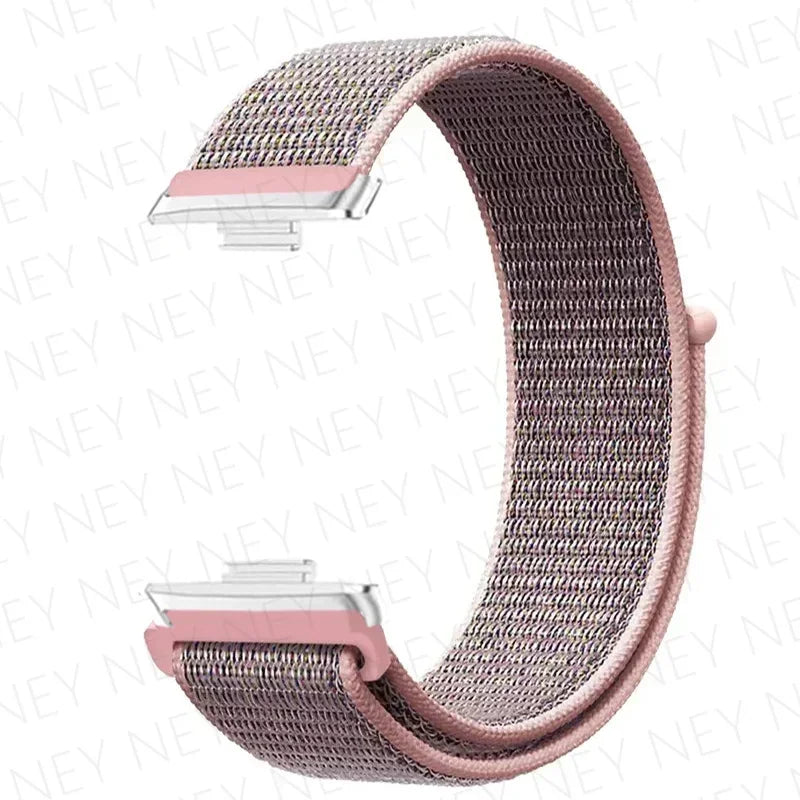 Nylon Strap For Huawei Watch Fit 3 4 Replacement Bracelet Nylon Loop Adjustable Band Soft Wristband Huawei Fit 4 Pro Accessories