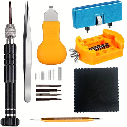3 in 1 Repair Tool Set Watch Back Remover Tool Adjustable Opener Back Case Remover Watch Case Back Opener Repair Remover Holder