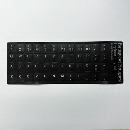English Spanish Italian Korean French Deutsch Keyboard Stickers Frosted PVC Language Keyboard Sticker For Laptop Desktop PC