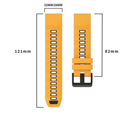 1:1 Fenix8 Watch Band For Garmin Fenix 8 47mm 51mm E 7 7X 6 6X 5 5X/Epix Pro/Enduro 3 QuickFit 22mm 26mm Silicone Strap Bracelet