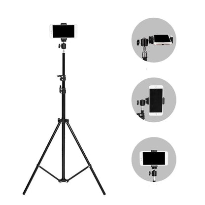 Anti-Shake Portable Extendable Tripod - 1/4 Screw Universal Stand for DSLR Camera Smartphone Vlogging