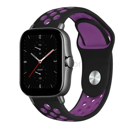20mm 22mm Bracelet for Amazfit strap Silicone GTS/2/2e/GTS2 Mini/GTR 42mm/47mm/GTR2/2e/stratos Sport Watch band Amazfit bip 6 5