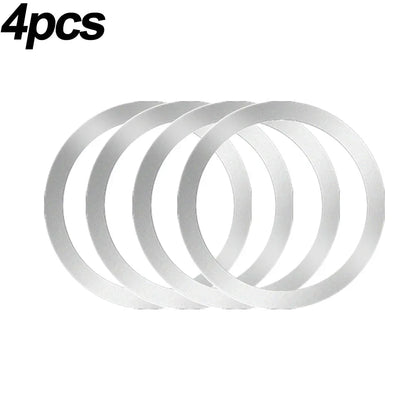 2024 Stainless Steel Universal Magnetic Metal Plate Ring For Magsafe Wireless Charger Iron Sheet Sticker Magnet Car Phone Holder