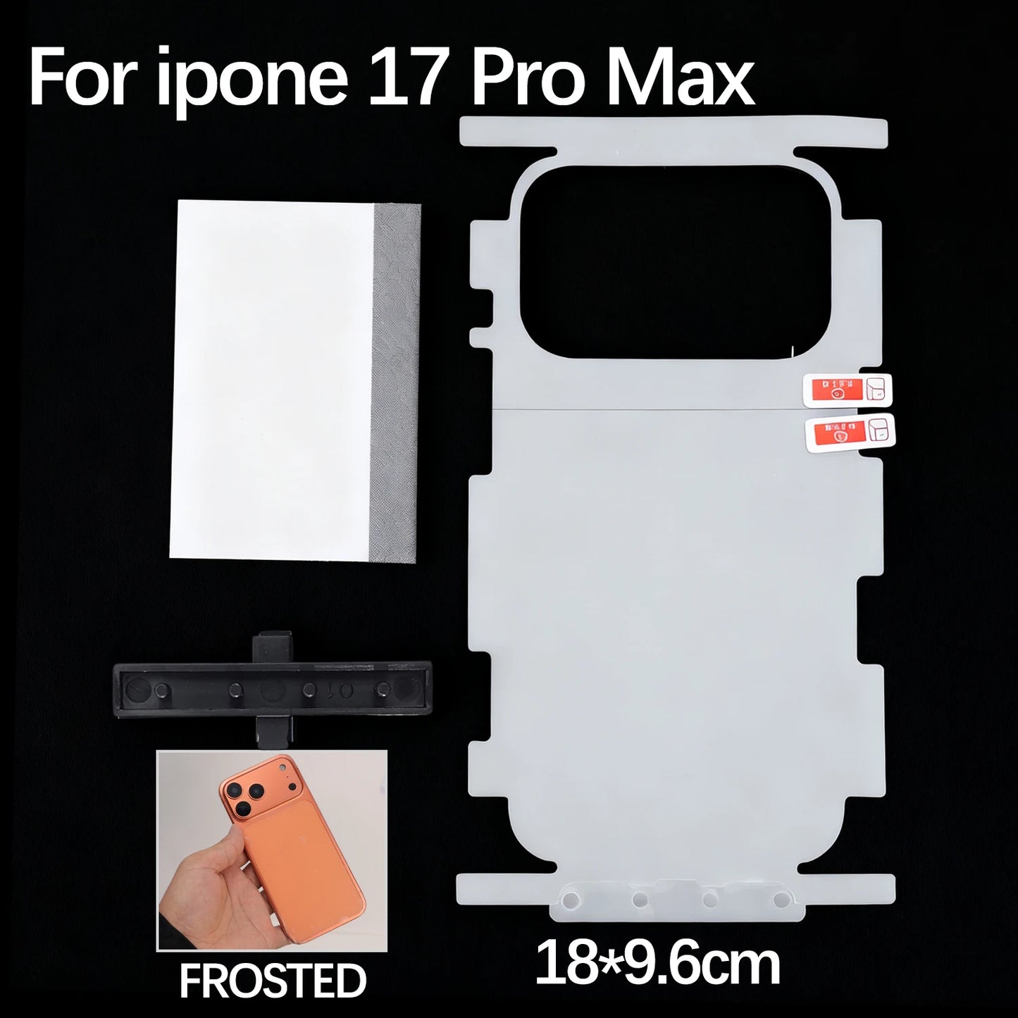 For iPhone 17 Pro Max Air 17Pro 17PM 17Air HD Side Frame Back Full Coverage Protective Film For iPhone17 Border Hydrogel Film