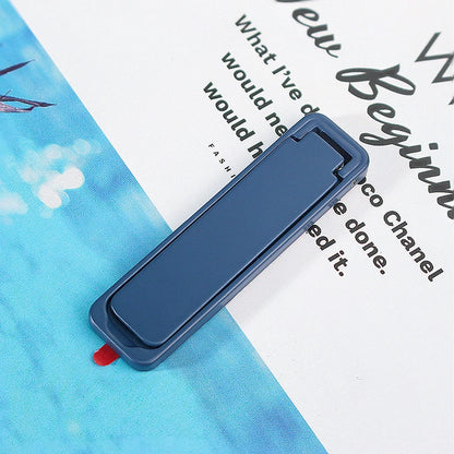 Ultra Thin Mini Metal Folding Mobile Phone Holder Stand Alloy Invisible Portable Phone Kickstand Bracket Desktop Phone Holder