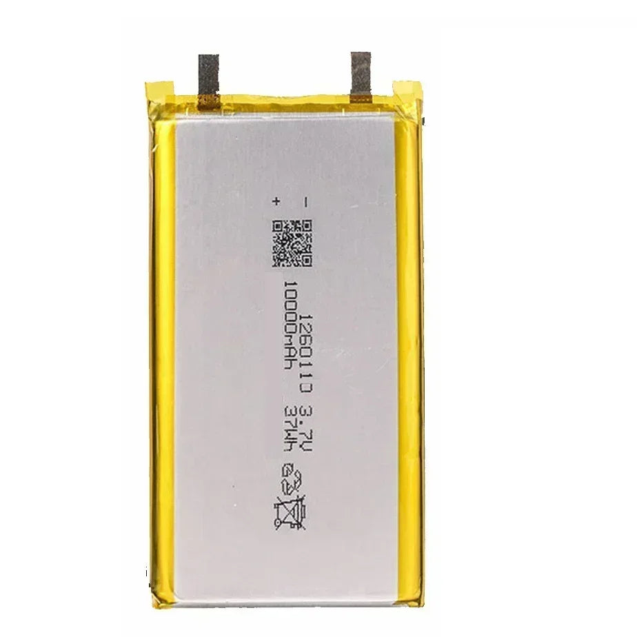 3.7V 10000mAh 1260110 Li-polymer Battery Lithium Polymer Rechargeable Batteries for Toy Power Bank GPS Laptop Camping Lights Diy