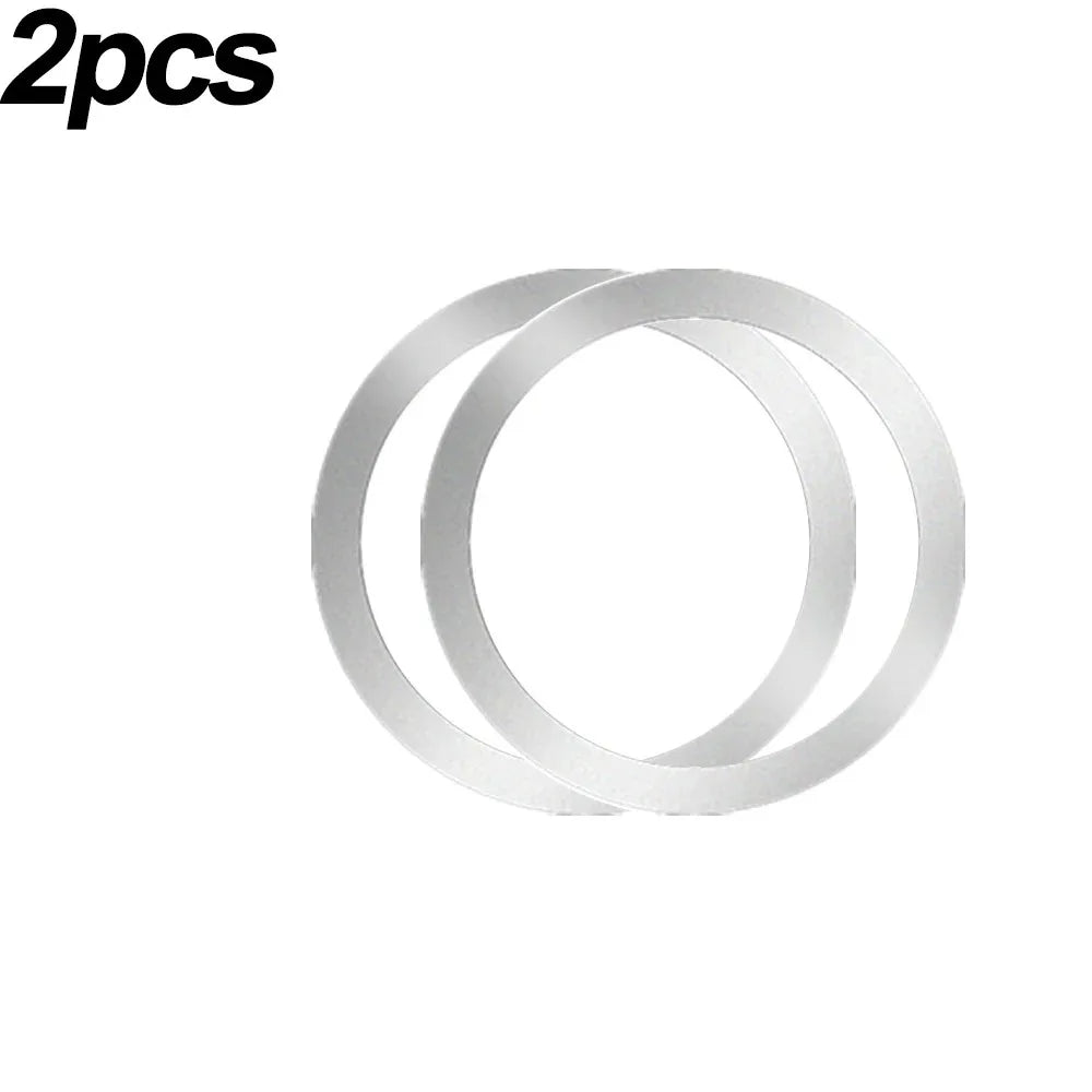 2024 Stainless Steel Universal Magnetic Metal Plate Ring For Magsafe Wireless Charger Iron Sheet Sticker Magnet Car Phone Holder