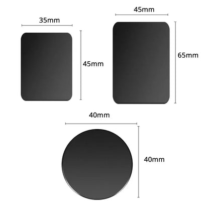 Universal Mobile Phone Metal Plates for Magsafe Cell Phone Holder Iron Sheet in Car Disk Mount Phone Sticker for Magnetic Stand