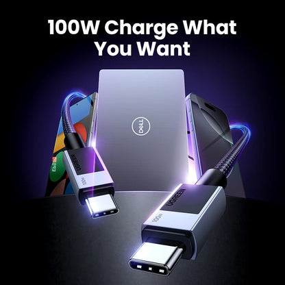 UGREEN USB Type C Cable PD100W Fast Charging Cable for iPhone 17 16 15 Samsung S25 Xiaomi USB C to USB C Cable for MacBook iPad