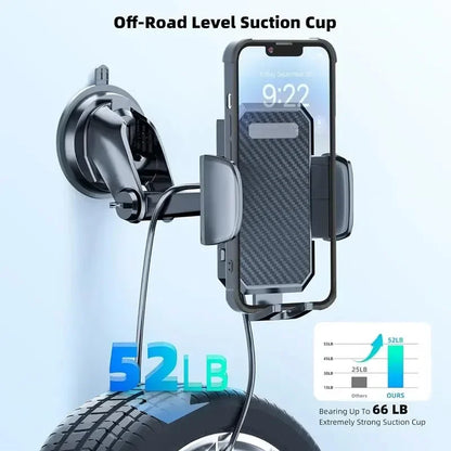 360° Rotatable Car Phone Holder Windshield Suction Cup & Air Vent Mount Universal Stand for Cellphone Stable Car Phone Bracket
